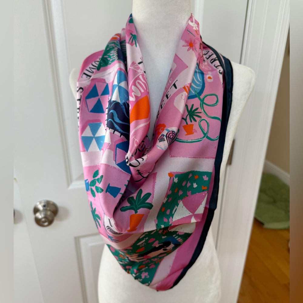 Rare find!!! Kate Spade Silk Square Scarf